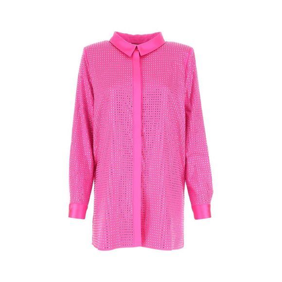 Self Portrait Women Embellished Stretch Polyester Shirt